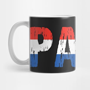 Netherlands Papa Dad Father Dutch Flag Mug